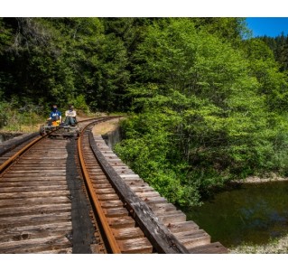 Railbikes on the Noyo