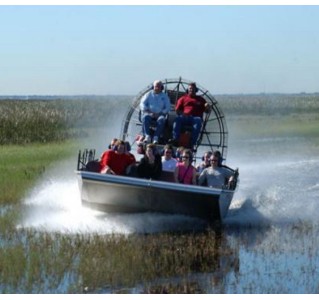 Boggy Creek + Transportation: 1 Hour Everglades Tour & Gem Mine 