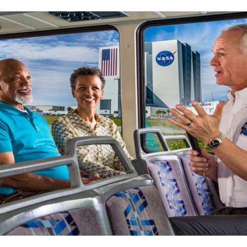 Kennedy Space Center plus Explore Bus Tour + round trip transportation