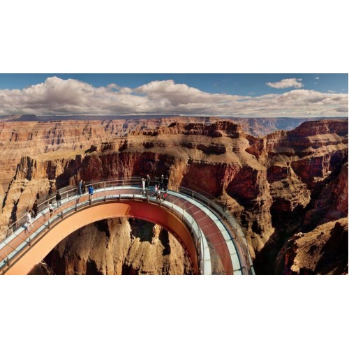 Grand Canyon Skywalk Getaway with Heli and Boat Tour