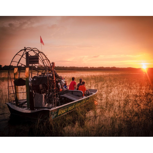 Boggy Creek Sunset Tour: 1 Hour Airboat Adventure 